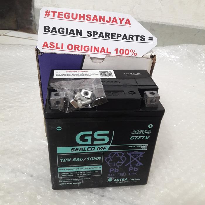 TERMURAH TERLARIS TERBARU AKI ACCU AKIK GTZ7V NMAX N MAX AEROX 155 ORIGINAL GS ASTRA OTOPARTS HAPPY