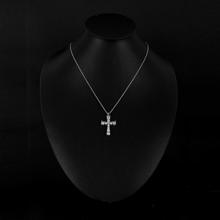 Kalung Salib Perak Model Croixette