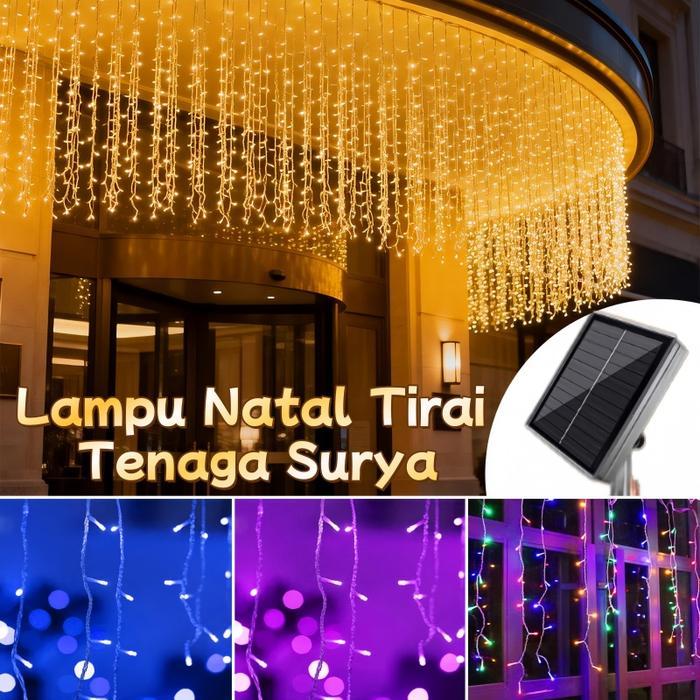 Terbaru Kelap Kelip Lampu Hias Tirai Outdoor Waterproof Lampu Hias Lampu Ramadhan Lampu Kelap Kelip