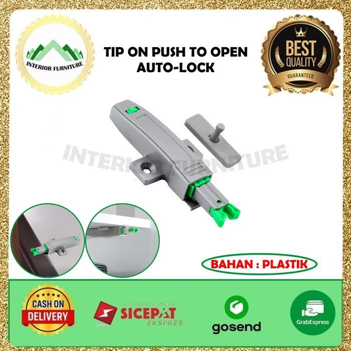 BERKUALITAS Push Open bisa Setel Pintu Push Open bisa Setel Magnet Push To Open Pintu Lemari Damper