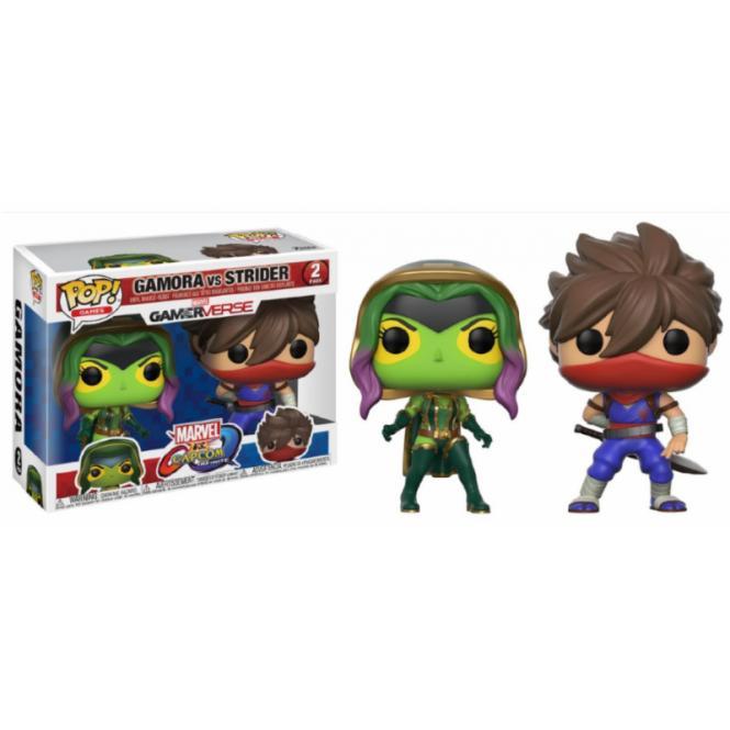 TOYS FUNKO POP MARVEL VS. CAPCOM - GAMORA & STRIDER 2 PACK