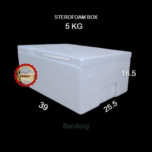 Box Styrofoam 5kg Kotak Makakan Beku Sterofoam Bandung Gabus Seafood