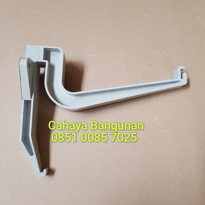 [] Jepitan Gantungan Talang Air Langgeng Kotak PVC 8" Inc Inch 8Inc 8Inch