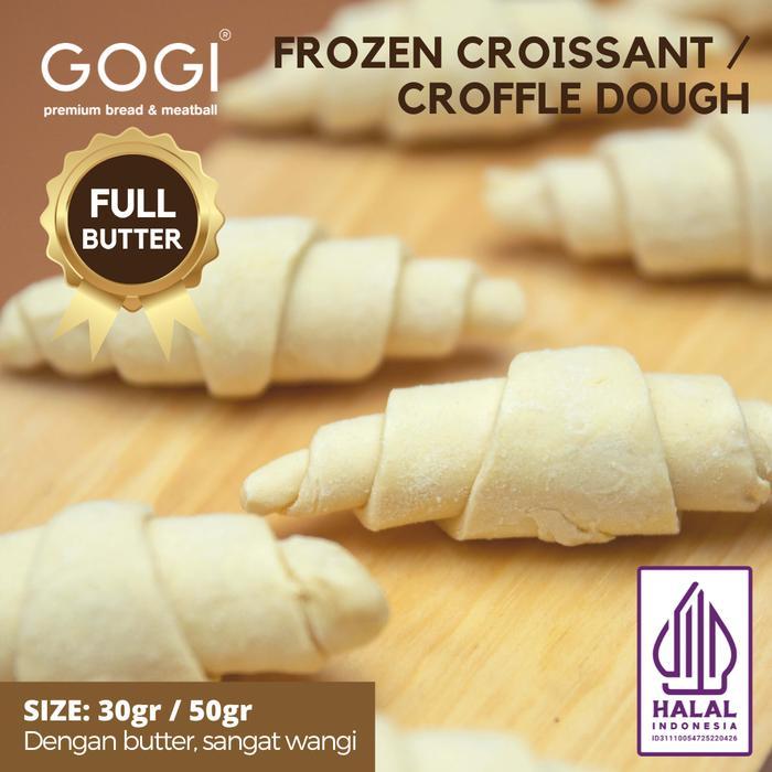 NEW Full Butter Frozen Croissant Dough Frozen Croffle Dough Beku Croissant