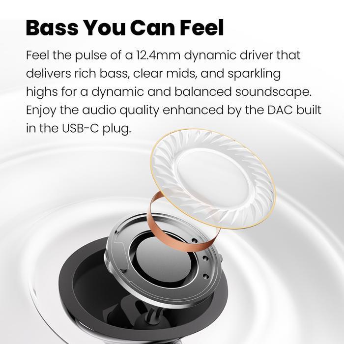 EDIFIER P230 USB-C Wired Earbuds with Remote and Mic
