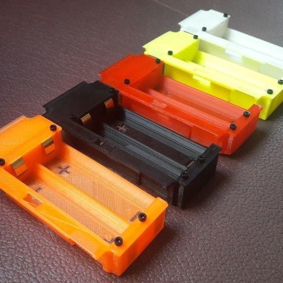 (ORIGINAL) 1590G BATTERY SLED HOLDER 18650 3D PRINT FOR DIY BOX MOD SERIES