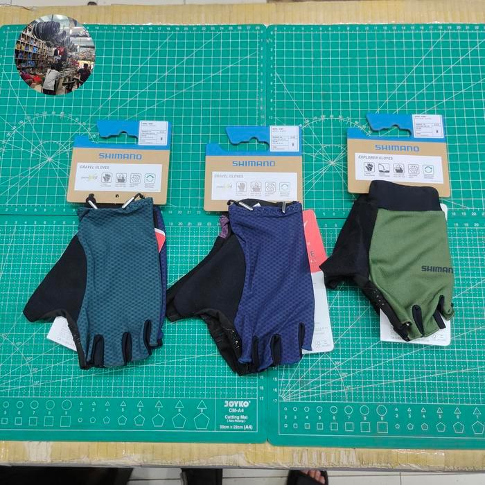 Sarung Tangan Sepeda Shimano Gravel Gloves Size M
