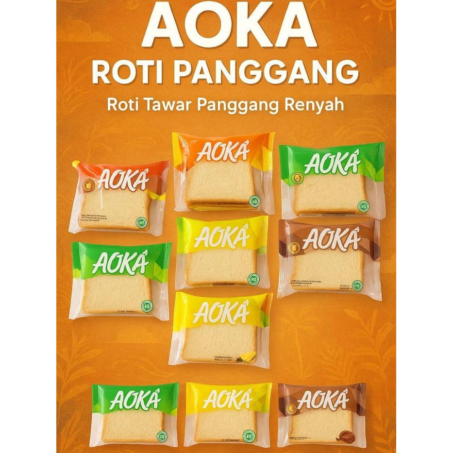 PRODUK TERBATAS Roti Aoka / Aoka / Roti Panggang Aoka per Dus isi 60