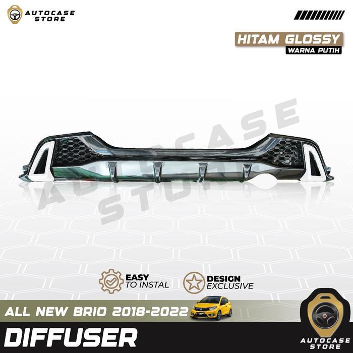 DIFFUSER URBANITE ALL NEW BRIO 20182024 UP HITAM DOFF / HITAM GLOSSY AKSESORIS MOBIL SPORTY