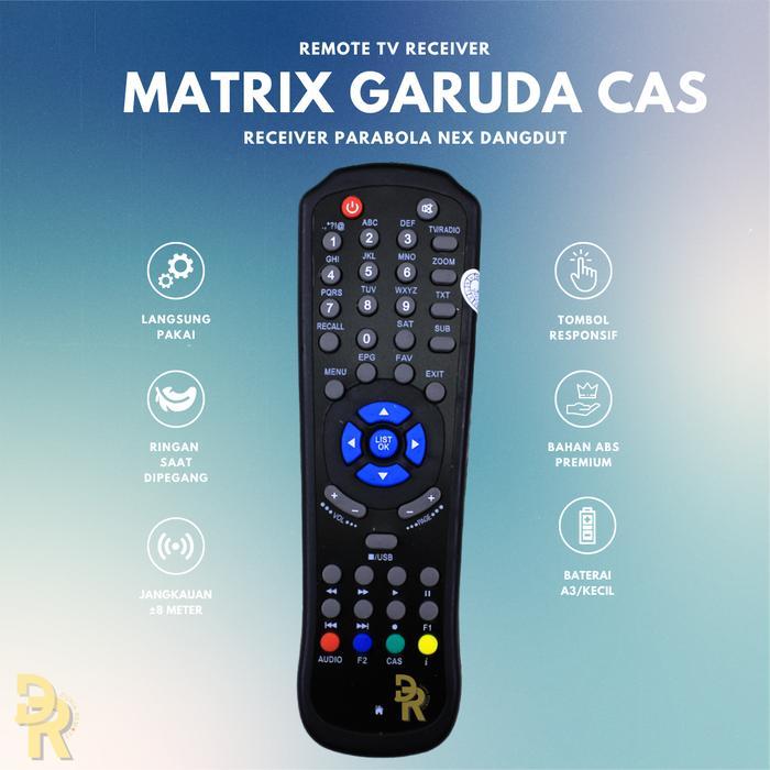 NEW REMOTE RECEIVER/PARABOLA MATRIX GARUDA S2 HD ECERAN DAN GROSIR