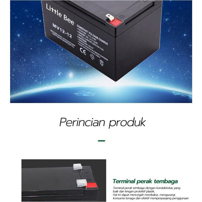 Aki Kering Original 12V 12AH / Aki Sprayer Elektrik 12v 12ah / Aki Battery12V 8Ah / Aki Kering