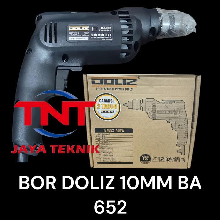 Mesin Bor Tangan Doliz Ba652 Bor Tangan Listrik 10 Mm Ba 652