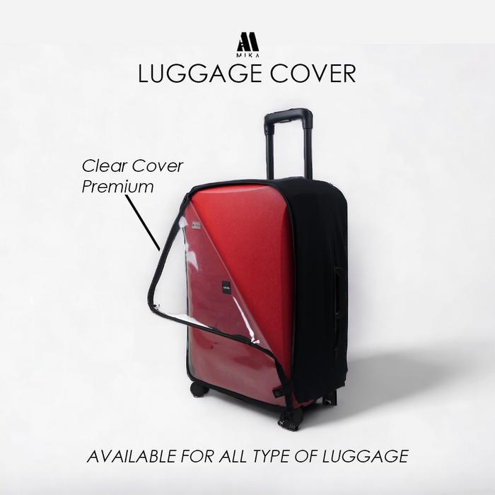 Mika Luggage Cover Kombinasi Mix Kain Sarung Pelindung Koper Cabin Bagasi 20Inch 22Inch 24Inch