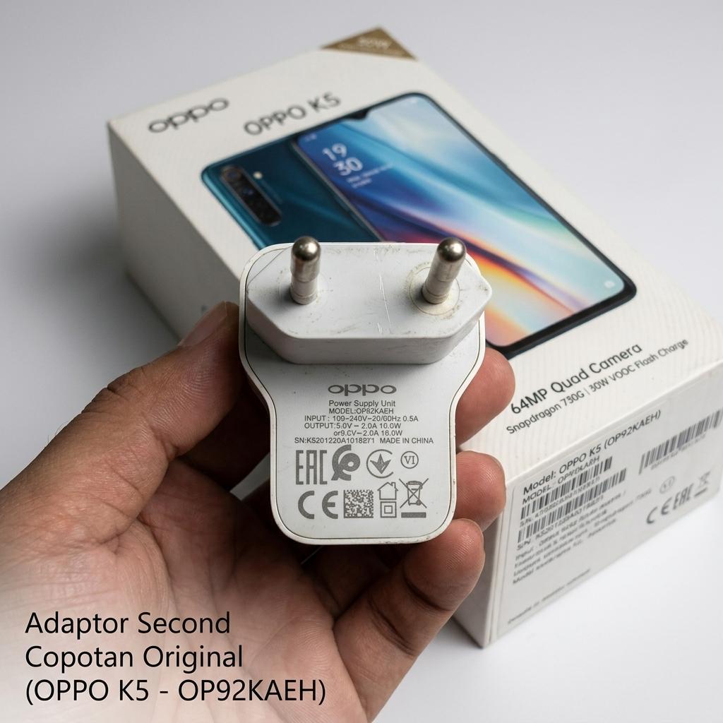 Charger Oppo OP92KAEH Ori Second Original Fast Charging 18W 9V2A Cocok Untuk Oppo K5