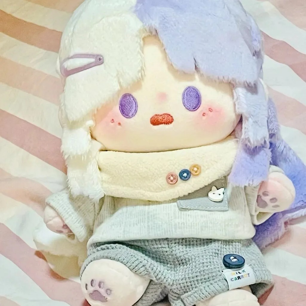 20cm Anime Cute Bungo Stray Dogs Sigma Cosplay Plush Doll Body Dress Up Stuffed Toys Cute Dolls