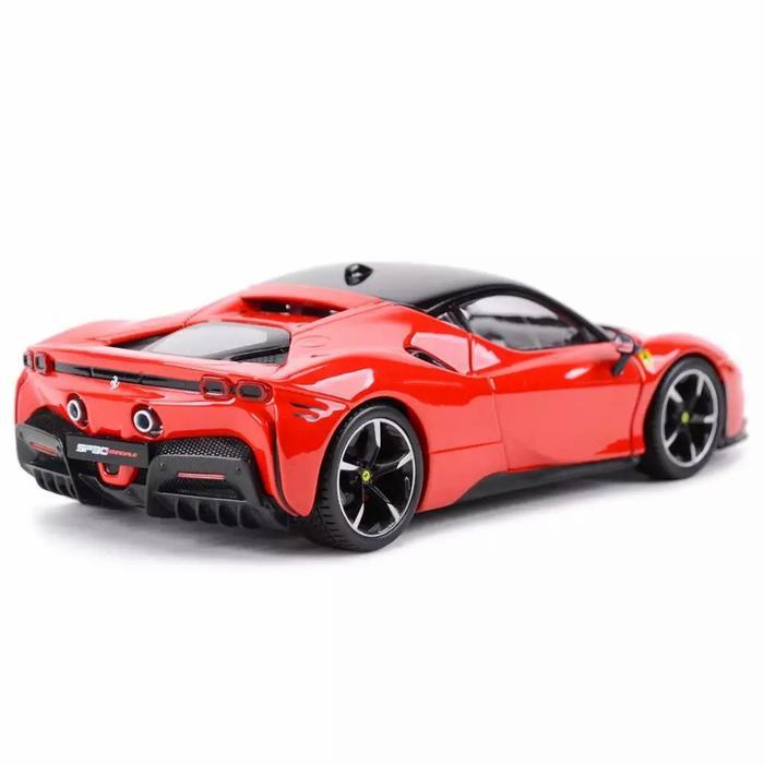 Promo Bburago Diecast Cars 1:24 Ferrari Series 488 Pista Sf90 Stradale 488 Gtb Mobil Plastik Karet