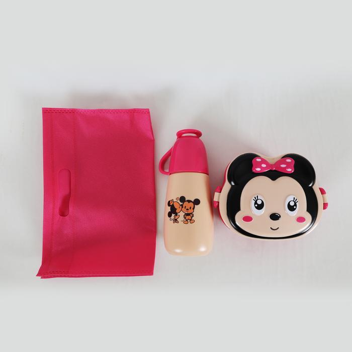 Peralatan Dapur Rumah Tangga Set Kotak Makan Dan Minum Anak Mickey Mouse Perlengkapan Rumah Tangga