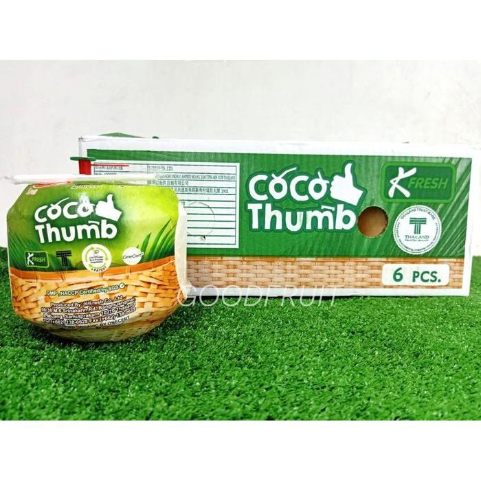 NEW PRODUCT COCO THUMB - KELAPA MUDA THAILAND ISI 6PCS COCOTHUMB