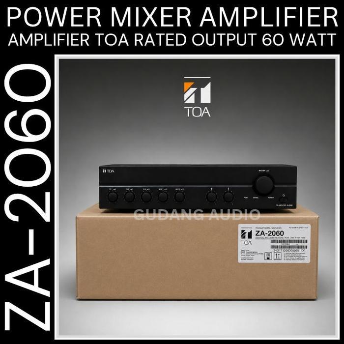 Za-2060 Power Mixer Amplifier Toa Za-2060 Za 2060 60 Watt Original Ampli Toa