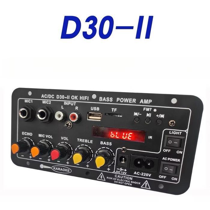 D30 Ii Plus 2000W Amplifier Board Tampilan Digital Power Amplifier Board Untuk 8-12 Inci Speaker