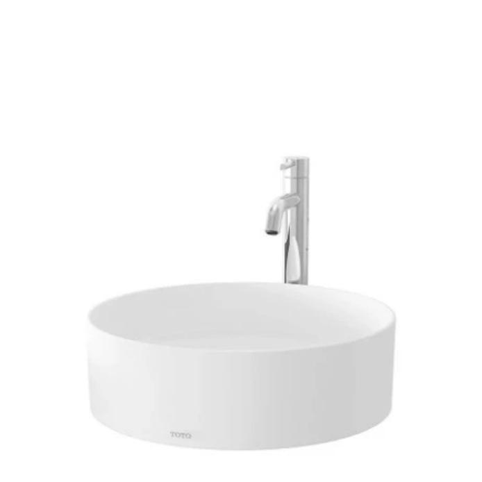 Wastafel Toto LW 573 J komplit kran panas dingin/LW573J kran wasser