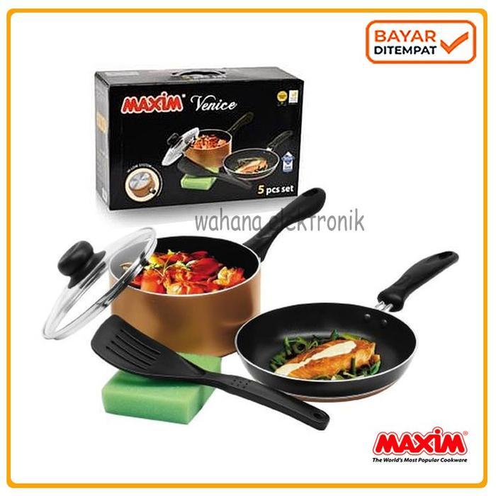 Maxim Venice Panci Set 5 Pcs Cookware