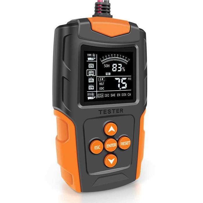 Foxsur Tester Aki LCD 200Ah 12V 24V