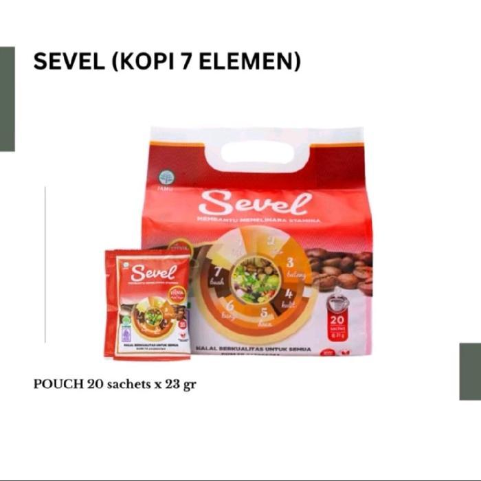 Kopi Sevel HNI ( 7 Elemen ) Kopi Herbal Halal Berkualitas Coffee