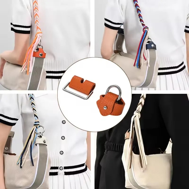 70cm Cord Bag Strap Buckle For Hermes Lunch Box Bag Single Shoulder Strap Hand Woven, Underarm