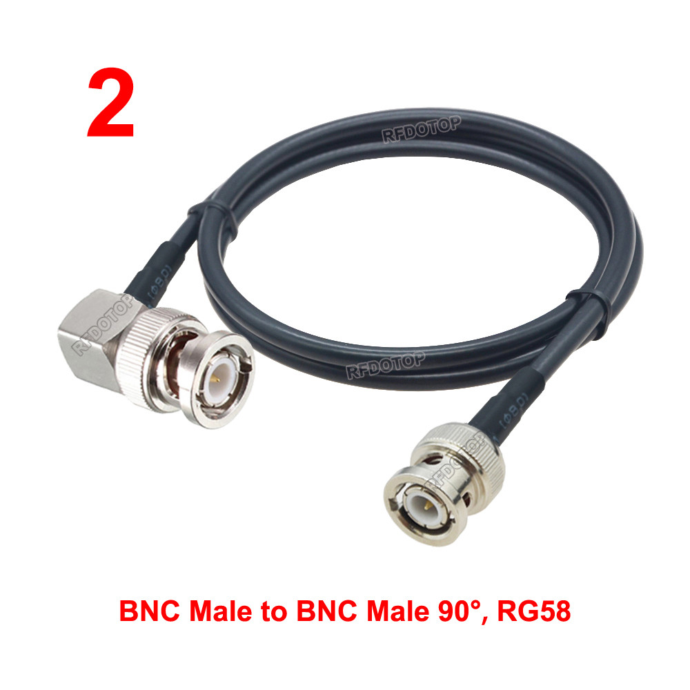 Q9 to Male Female Connector Crimp 50 RG58 Coax Cable Extension Pigtail 10CM18M Q9503 Radio Antenna
