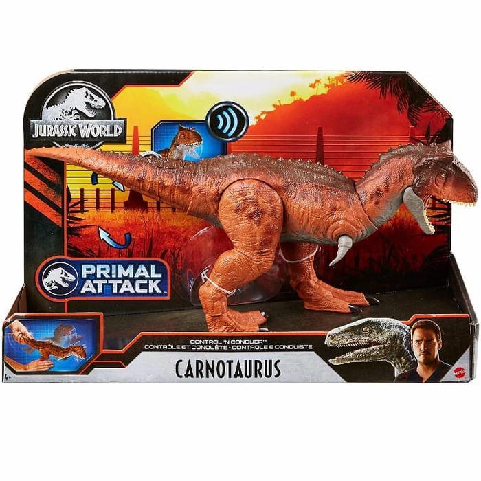 Jurassic World Control 'N Conquer Primal Attack Carnotaurus Toro 22cm