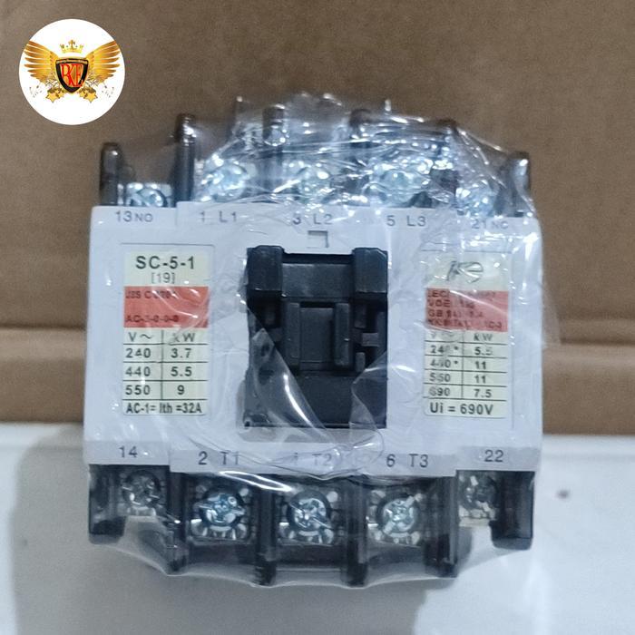 Magnetic Contactor Fuji Sc-5-1 Kontaktor Fuji Sc51 Sc 5 1 Elektrik