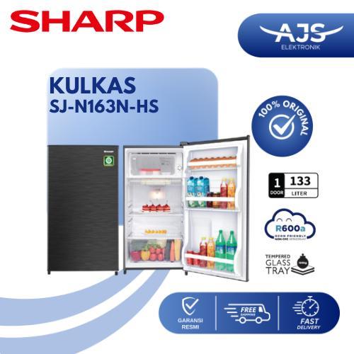 SHARP SJ-N162N HS Kulkas 1 Pintu SJ N162N HS SJN 162 NHS SJ N162/ SJ-N163N-HS 163 NHS - UNIT ONLY