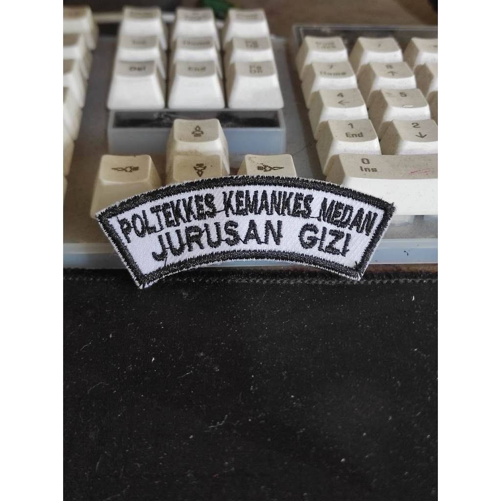 Emblem Bet Poltekkes Kemenkes Medan Jurusan Gizi Bordir Dasaran Putih