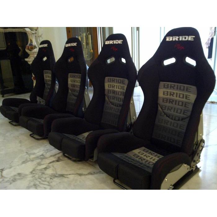 Racing Seat Bride Lowmax Black Carbon Black
