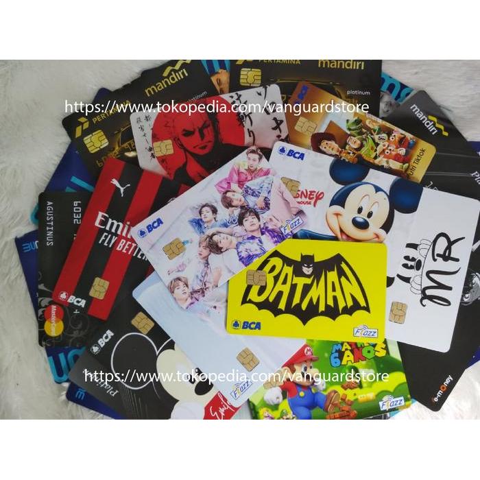 READY Kartu BRI BRIZZI ID CARD Bank BRI Nametag Emoney Etoll - 2 SISI