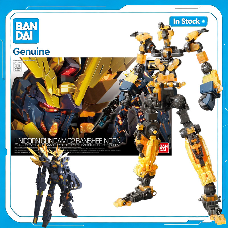 Bandai pla RG 1144 Uniorn dam 02 Banshee Norn el Kit Anime olletion Assembly Toy U RG Banshee Norn