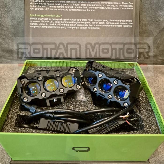Mini Projie Luminos Q9 Pro Triple Lens Blue Lens Q9 Pro / Luminos Q9 Pro Laser Led / Mini Projie 3