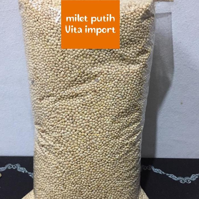 Milet millet - millet putih - pakan burung kiloan - makanan lovebird