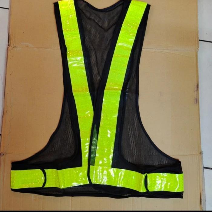 SALE Rompi Safety Jaring Proyek V Biru/Rompi Jaring V Biru