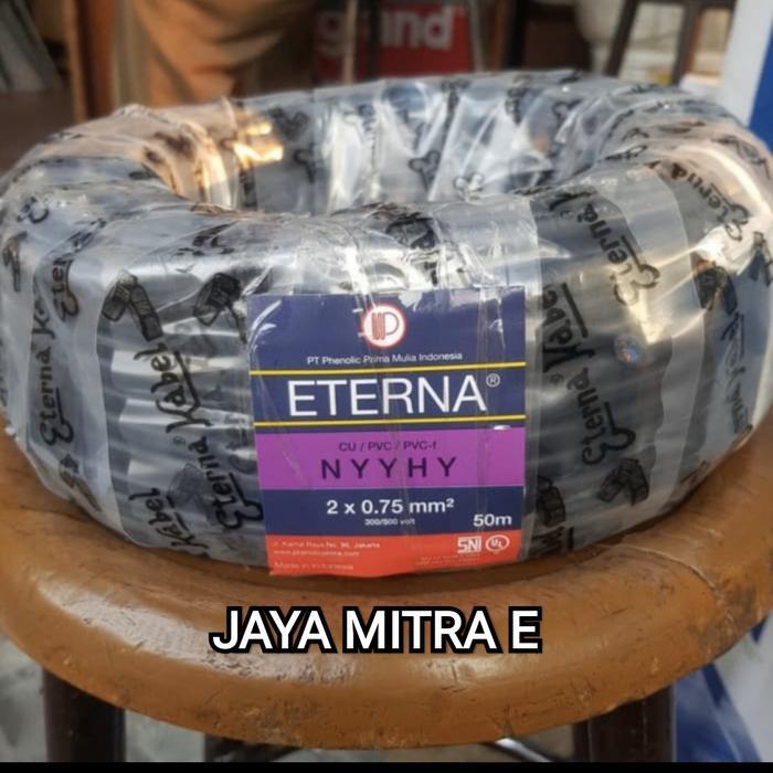 Kabel Eterna NYYHY 2x0.75 2x0, 75 2 x 0,75 2 x 0.75 Eterna 50M 50Meter