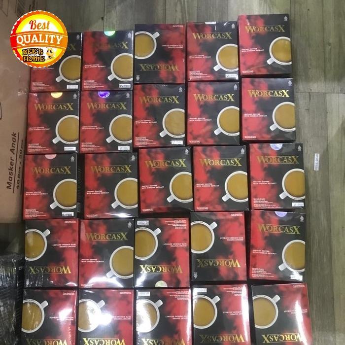 Worcasx Kopi Stamina 1Box5SachetKopiPenambahStamina