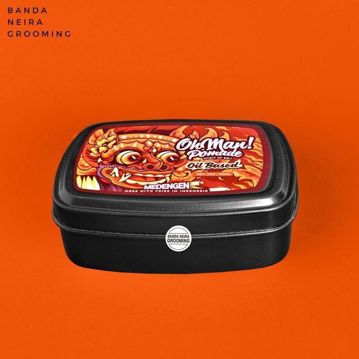 Terbaru! Oh Man / Ohman Medengen Oil Based Pomade Strong Hold