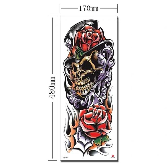 New Beli 3 gratis 1, beli 5 gratis 2Tato temporer 1 bulan/tato lengan bunga Temporary Tatto Wanita