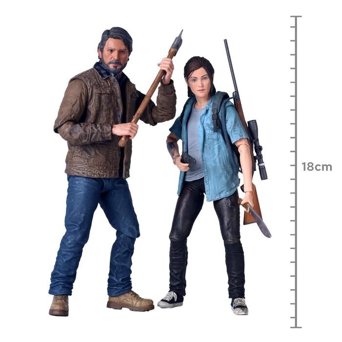 Siap Kirim NECA Action Fure The Last of Us Part II Joel & Ellie 2-Pack