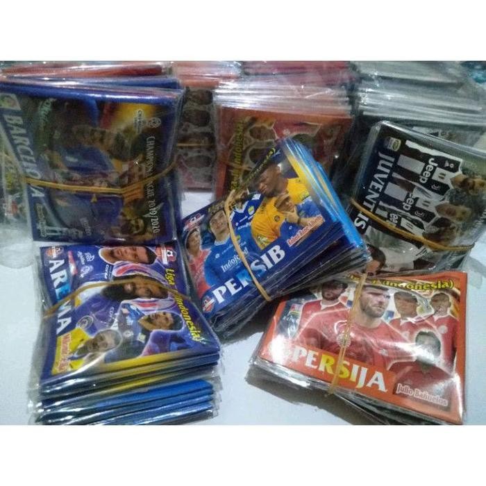 Siap Kirim Mainan Bola Gebrak Kertas Mix 50pcs dengan Varian Club Murah