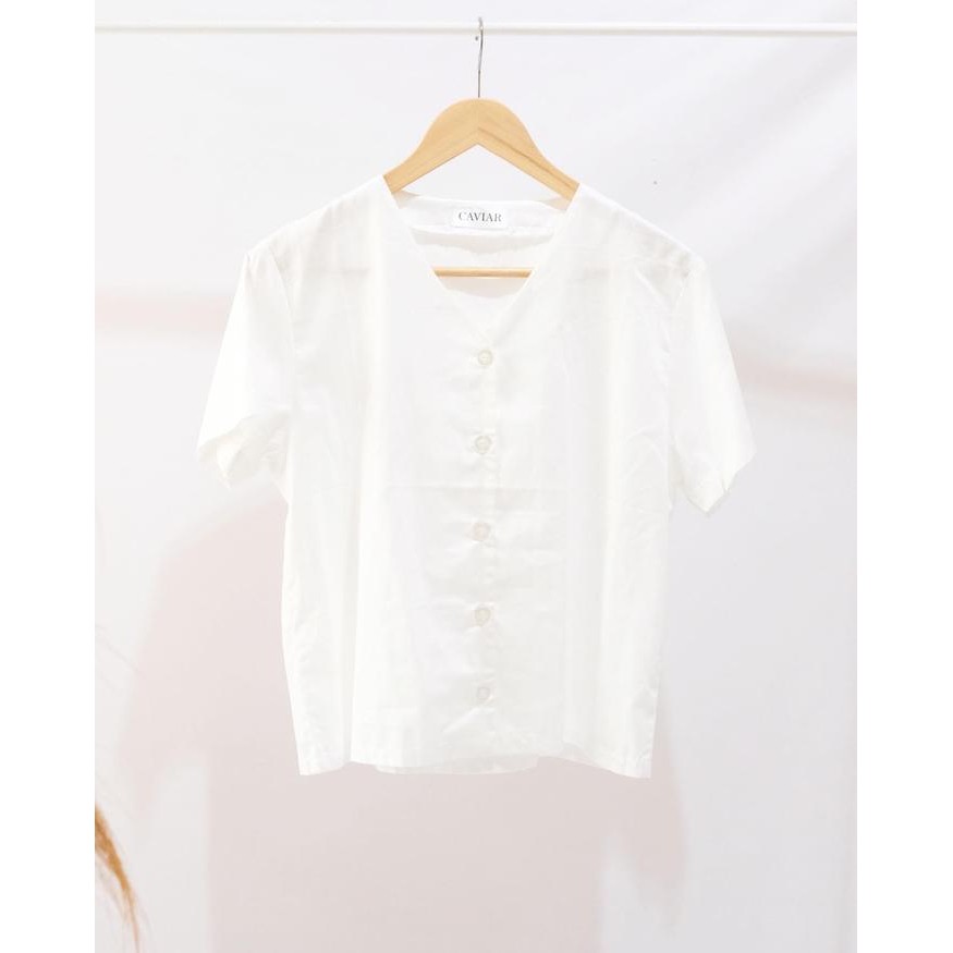 Kemeja Crop Atasan Korea Kemeja Korea Atasan Crop Atasan Wanita Kemeja Kekinian