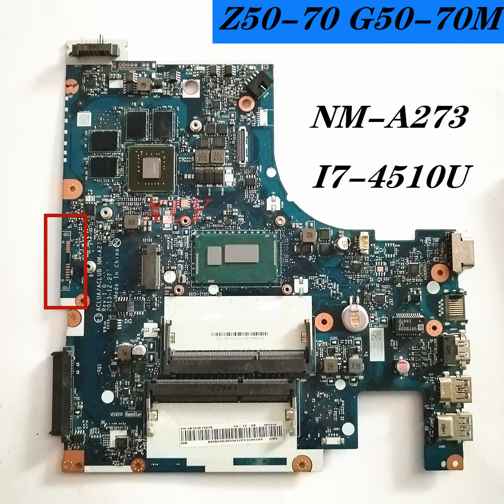 Casing Laptop FOR  Lenovo Z50-70 G50-70 Notebook Motherboard  ACLUA/ACLUB  NM-A273  I3 I5 I7 CPU, GT