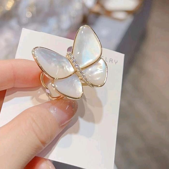 Ring Jilbab Lapis Rhodium Mata Zircon Ring Jilbab Premium