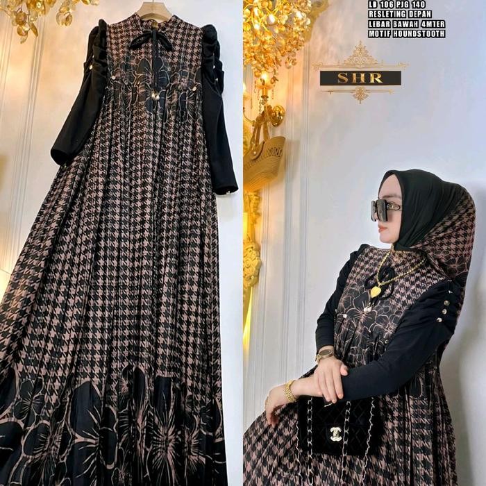NEWREADY KODE MIDI DRESS BELLA MEWAH KATUN BKK 100%ORI SHR